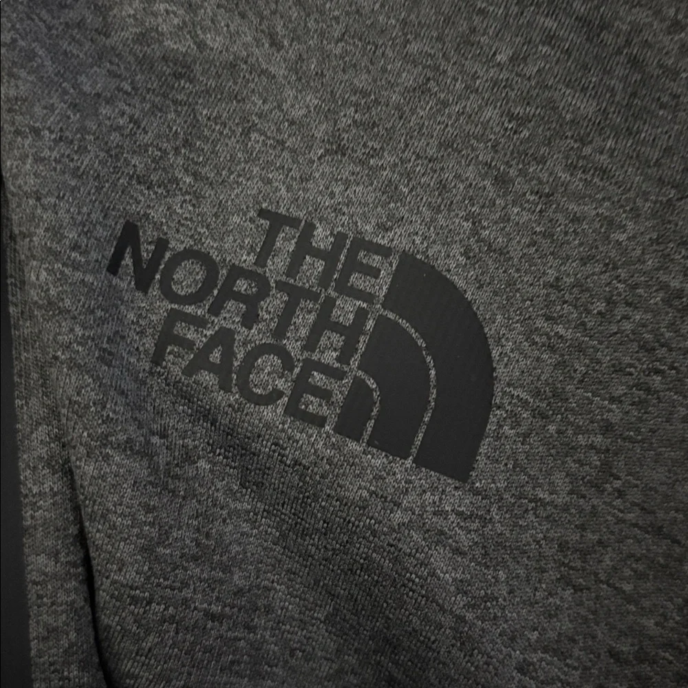 The North Face Canyonlands 1/2 Zip Fleece Pullover Gray XXL Black Logo Pocket